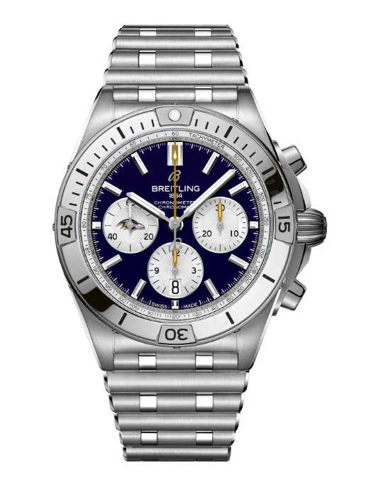 Review Breitling CHRONOMAT B01 42 NFL BALTIMORE RAVENS EDITION Replica watch AB01342B1K2A1 - Click Image to Close